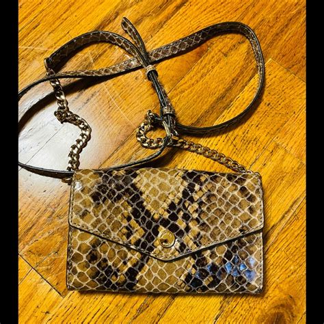 michael kors snakeskin crossbody purse|michael kors snake print wallet.